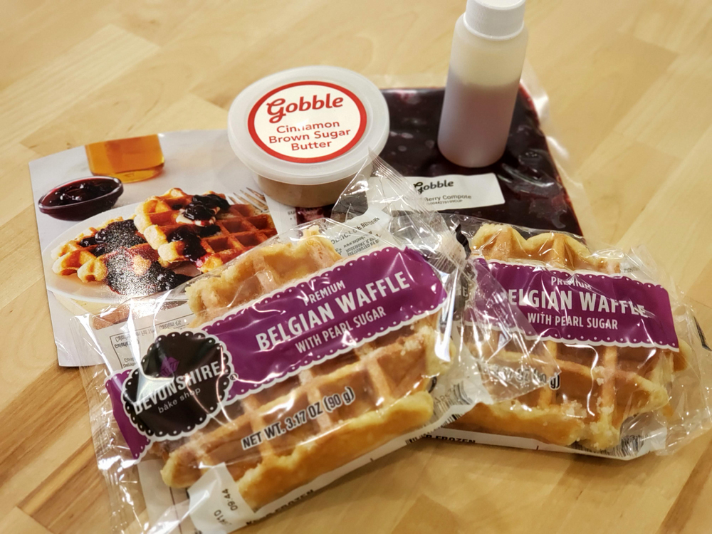 Gobble Meal Kit Review - Gobble Reviews - Belgian Waffle