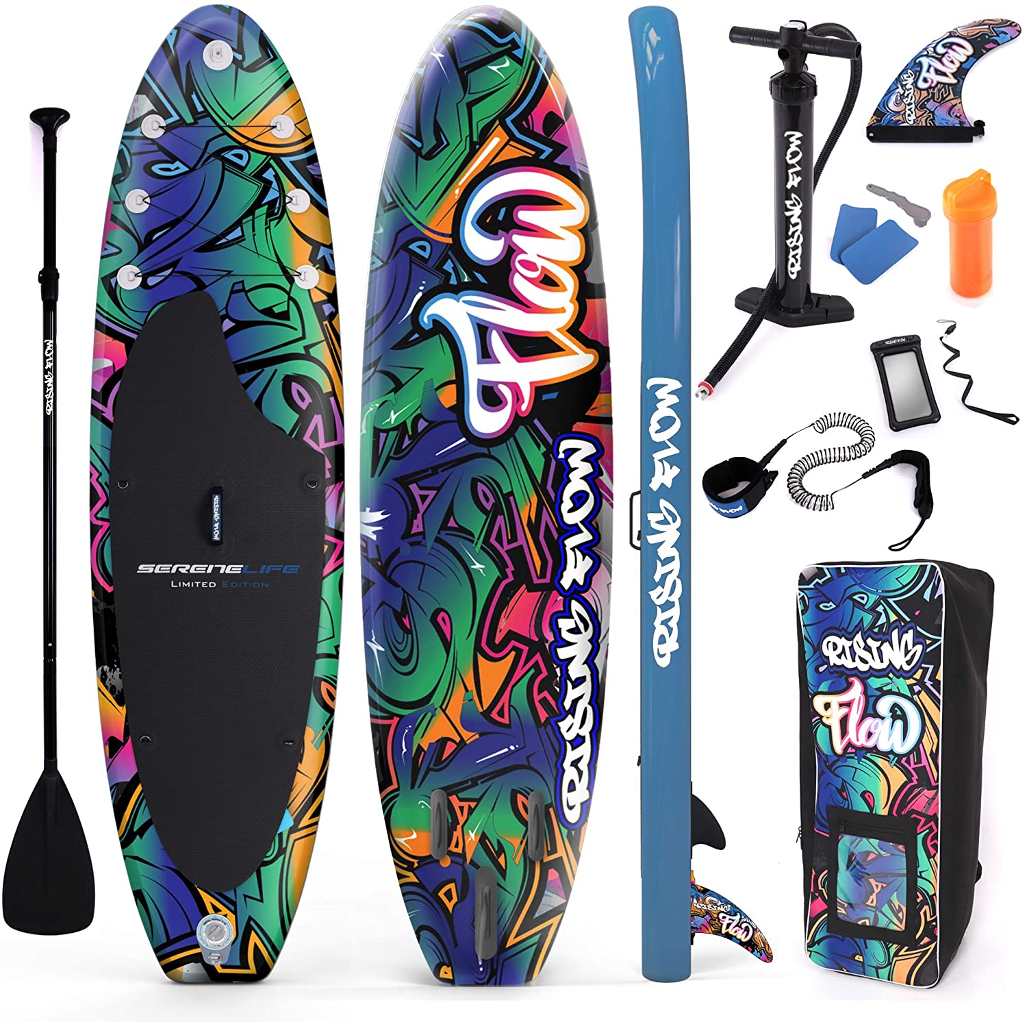 serenelife-inflatable-stand-up-paddleboard-graffiti
