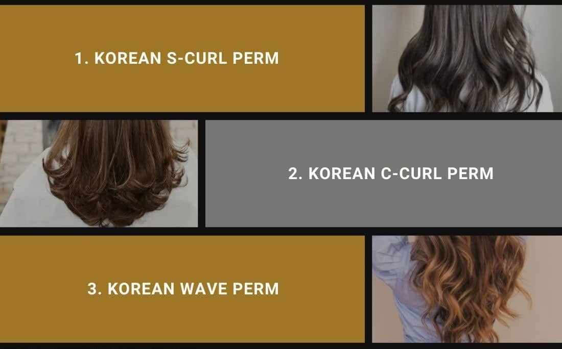 Korean Digital Perm Curl Types